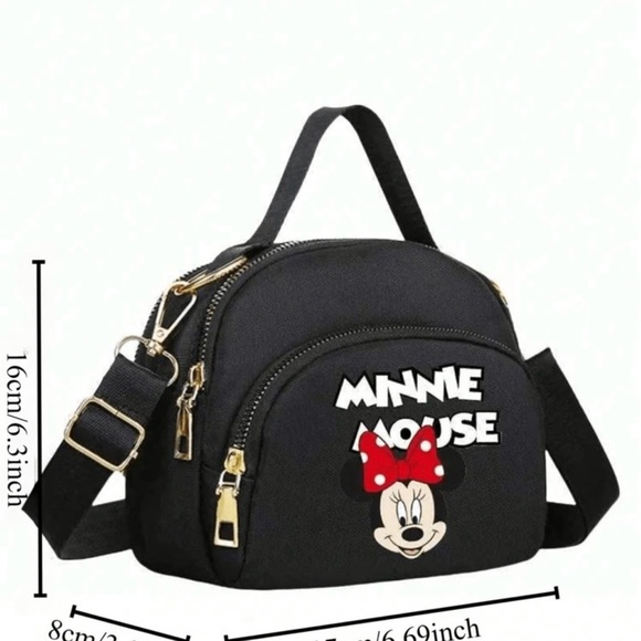 None Handbags - Black Crossbody Bag